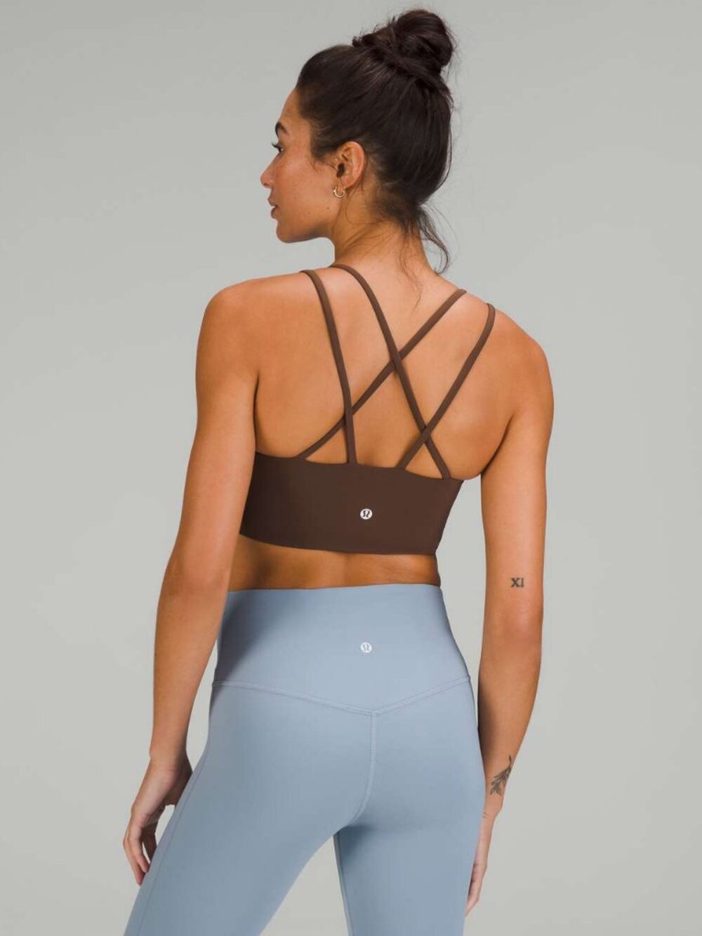 Lululemon Like A Cloud Longline Bra Size 4 Java Brown